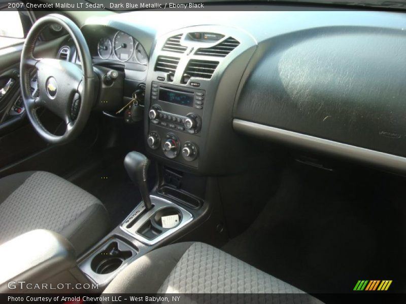 Dark Blue Metallic / Ebony Black 2007 Chevrolet Malibu LT Sedan