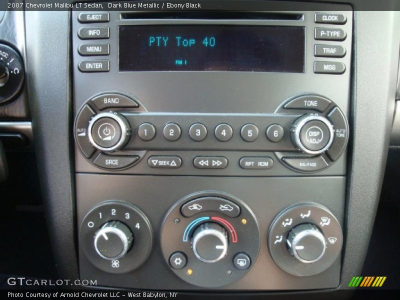 Dark Blue Metallic / Ebony Black 2007 Chevrolet Malibu LT Sedan