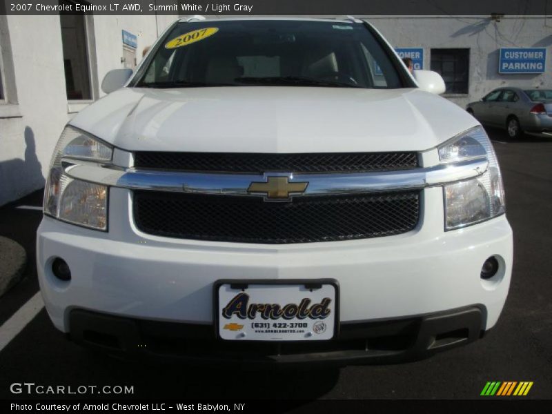 Summit White / Light Gray 2007 Chevrolet Equinox LT AWD