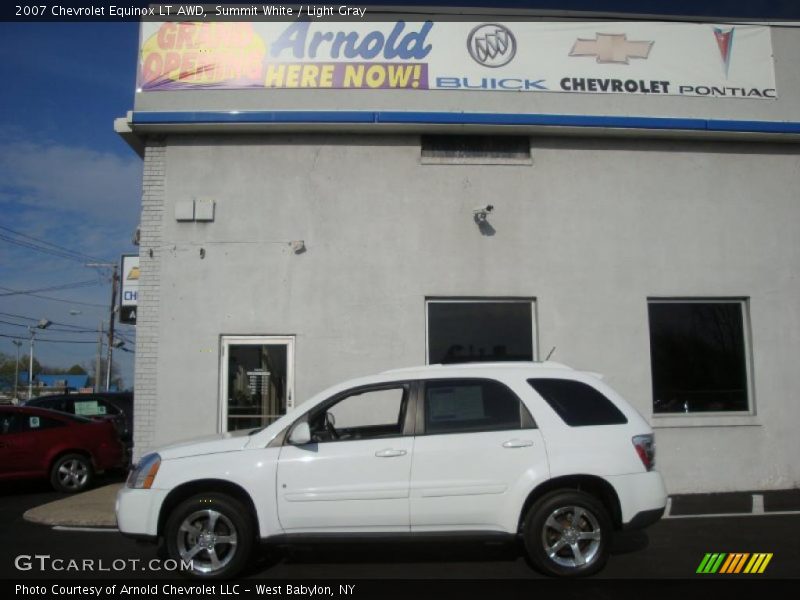 Summit White / Light Gray 2007 Chevrolet Equinox LT AWD