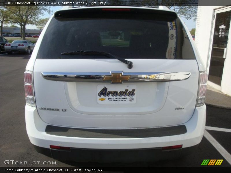 Summit White / Light Gray 2007 Chevrolet Equinox LT AWD