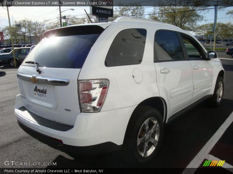 Summit White / Light Gray 2007 Chevrolet Equinox LT AWD