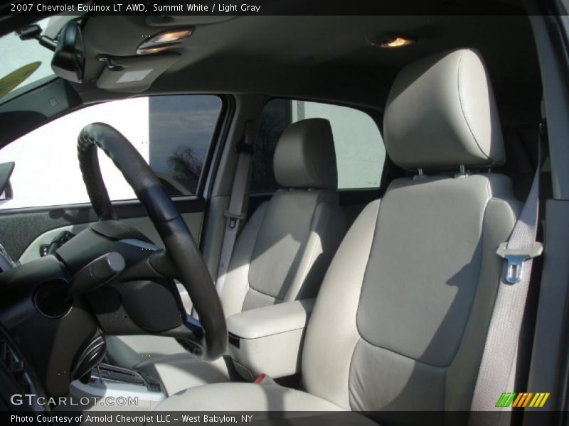 Summit White / Light Gray 2007 Chevrolet Equinox LT AWD