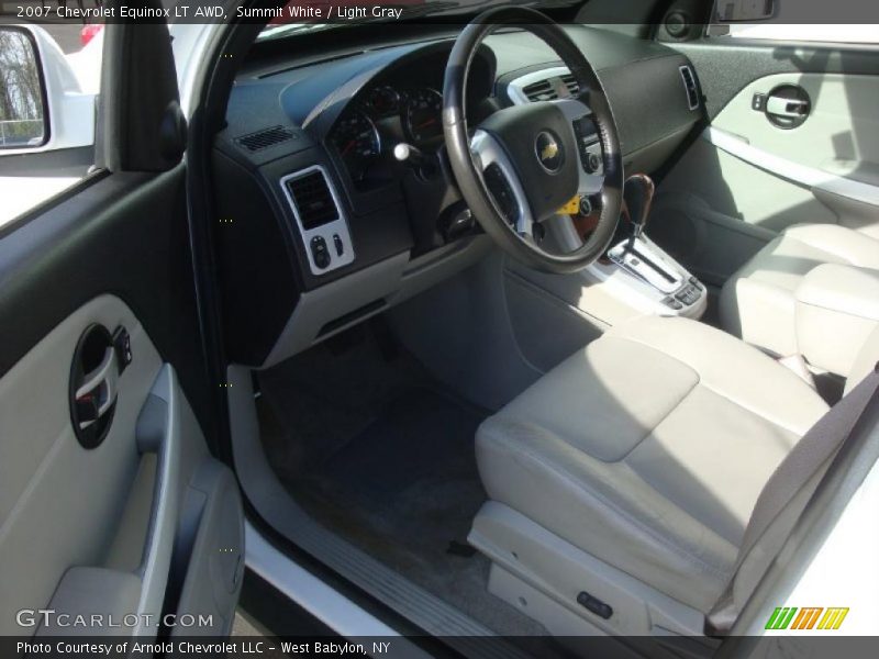 Summit White / Light Gray 2007 Chevrolet Equinox LT AWD