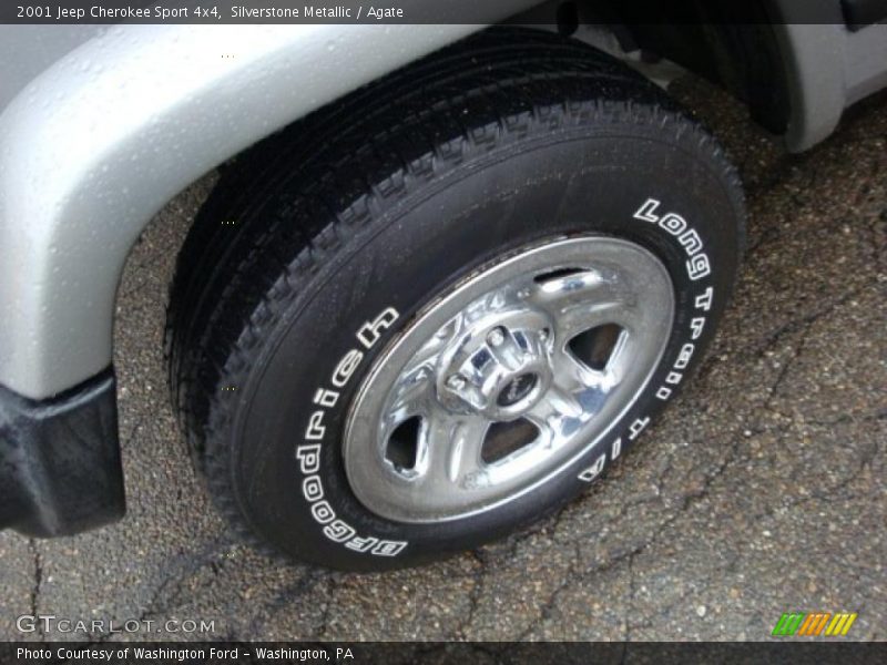 Silverstone Metallic / Agate 2001 Jeep Cherokee Sport 4x4