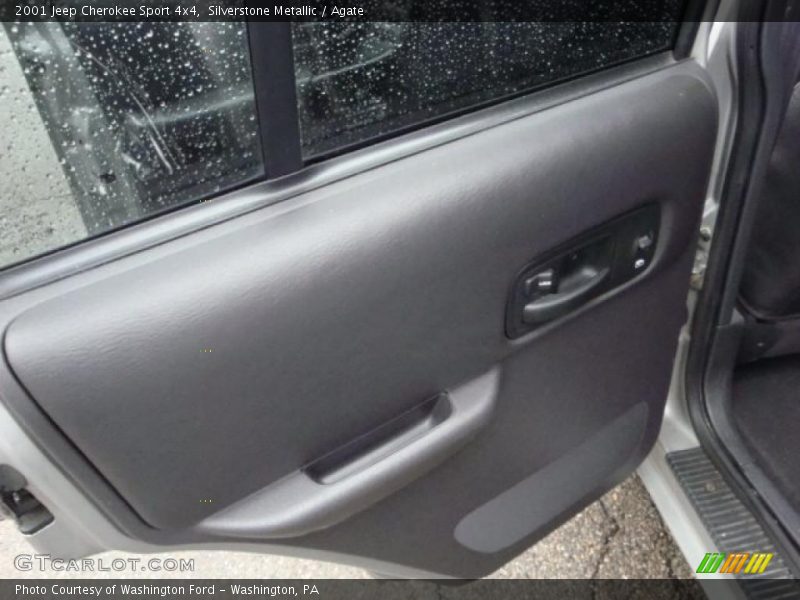 Silverstone Metallic / Agate 2001 Jeep Cherokee Sport 4x4