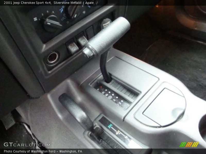 Silverstone Metallic / Agate 2001 Jeep Cherokee Sport 4x4
