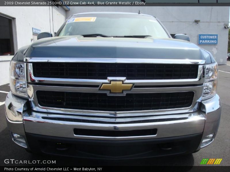 Blue Granite Metallic / Ebony 2009 Chevrolet Silverado 2500HD LTZ Crew Cab 4x4