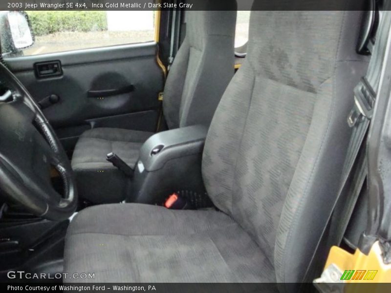 Inca Gold Metallic / Dark Slate Gray 2003 Jeep Wrangler SE 4x4