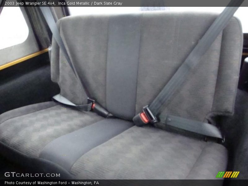 Inca Gold Metallic / Dark Slate Gray 2003 Jeep Wrangler SE 4x4