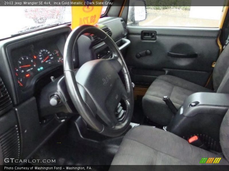 Inca Gold Metallic / Dark Slate Gray 2003 Jeep Wrangler SE 4x4