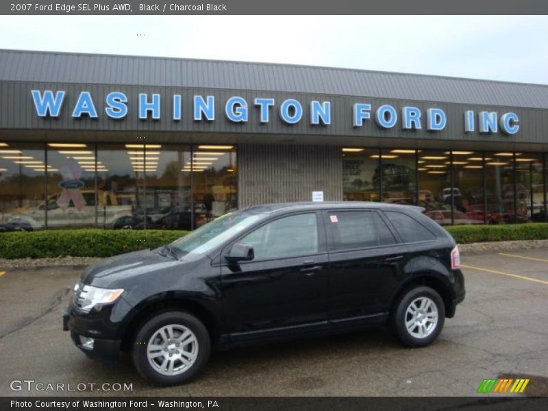 Black / Charcoal Black 2007 Ford Edge SEL Plus AWD