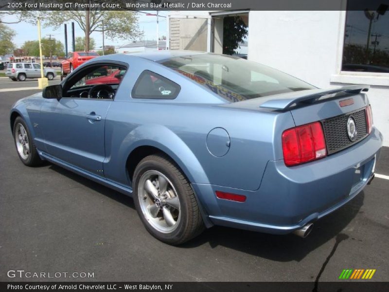 Windveil Blue Metallic / Dark Charcoal 2005 Ford Mustang GT Premium Coupe