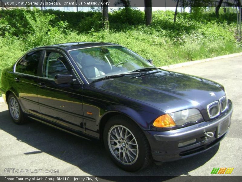 Orient Blue Metallic / Grey 2000 BMW 3 Series 328i Sedan
