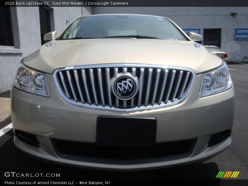Gold Mist Metallic / Cocoa/Light Cashmere 2010 Buick LaCrosse CX
