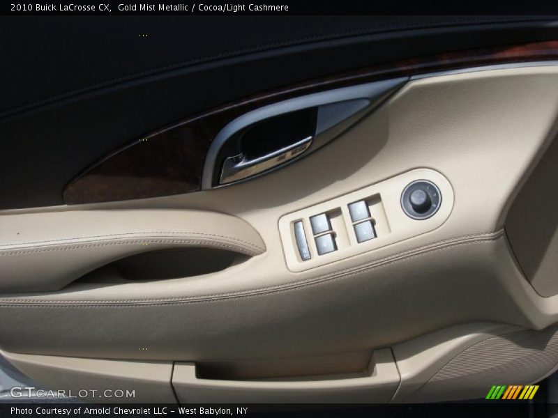 Gold Mist Metallic / Cocoa/Light Cashmere 2010 Buick LaCrosse CX