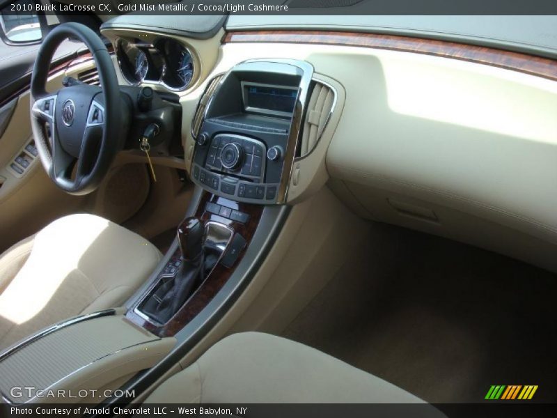 Gold Mist Metallic / Cocoa/Light Cashmere 2010 Buick LaCrosse CX