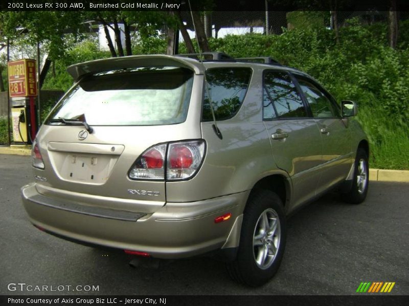 Burnished Gold Metallic / Ivory 2002 Lexus RX 300 AWD