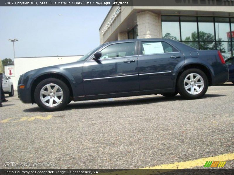 Steel Blue Metallic / Dark Slate Gray/Light Graystone 2007 Chrysler 300