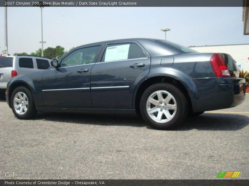 Steel Blue Metallic / Dark Slate Gray/Light Graystone 2007 Chrysler 300