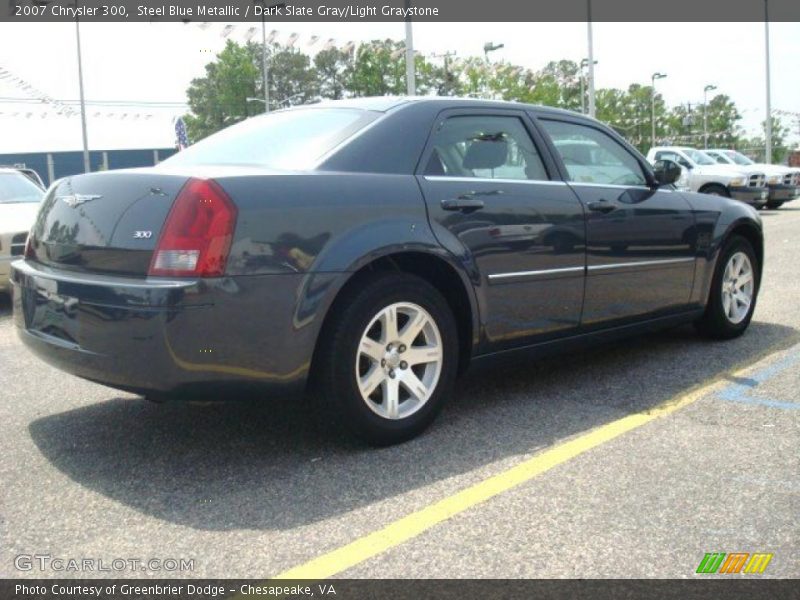 Steel Blue Metallic / Dark Slate Gray/Light Graystone 2007 Chrysler 300
