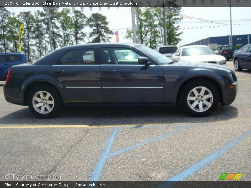 Steel Blue Metallic / Dark Slate Gray/Light Graystone 2007 Chrysler 300