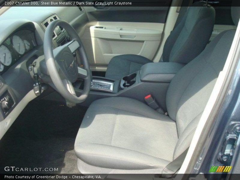 Steel Blue Metallic / Dark Slate Gray/Light Graystone 2007 Chrysler 300