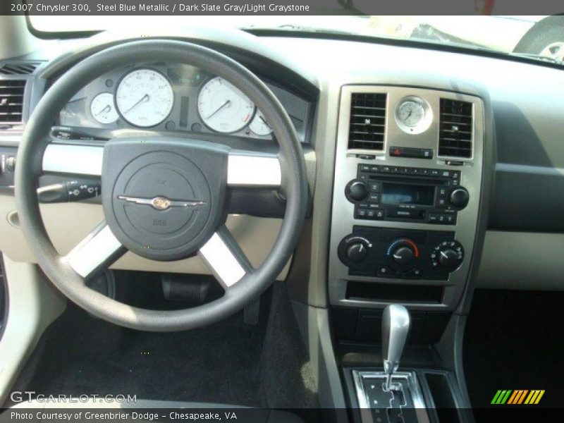 Steel Blue Metallic / Dark Slate Gray/Light Graystone 2007 Chrysler 300