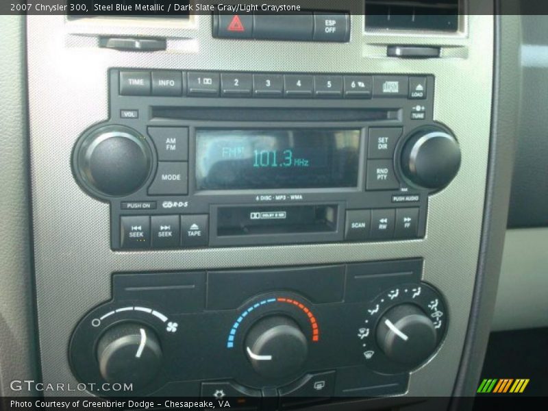 Steel Blue Metallic / Dark Slate Gray/Light Graystone 2007 Chrysler 300