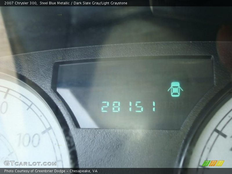 Steel Blue Metallic / Dark Slate Gray/Light Graystone 2007 Chrysler 300