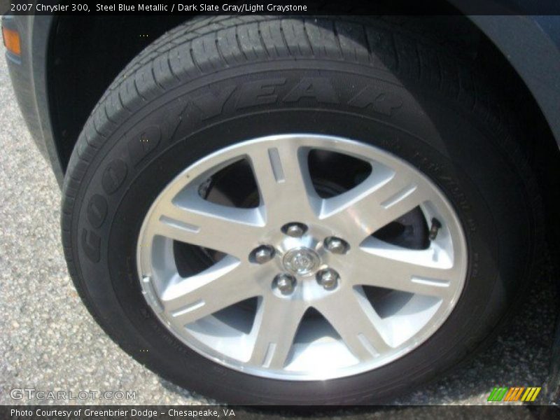 Steel Blue Metallic / Dark Slate Gray/Light Graystone 2007 Chrysler 300