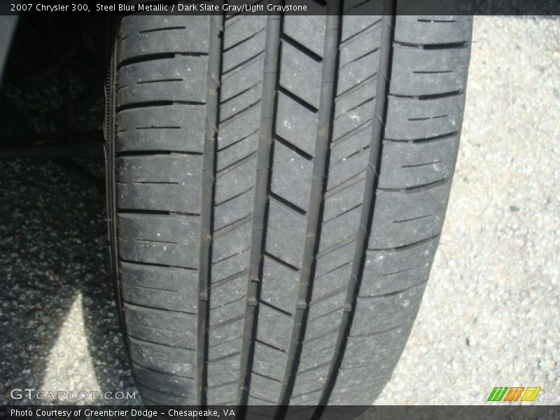 Steel Blue Metallic / Dark Slate Gray/Light Graystone 2007 Chrysler 300