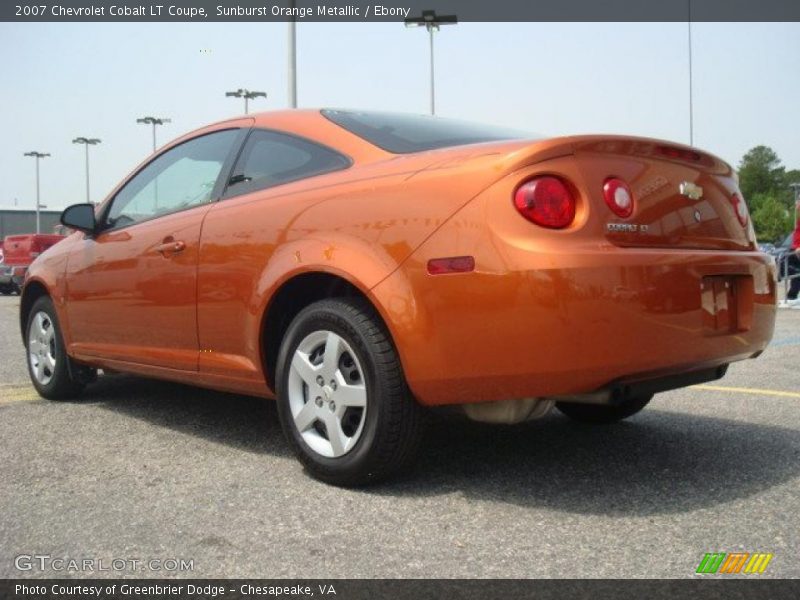Sunburst Orange Metallic / Ebony 2007 Chevrolet Cobalt LT Coupe