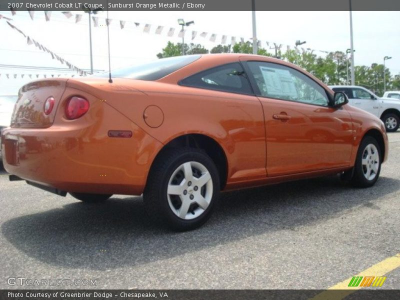 Sunburst Orange Metallic / Ebony 2007 Chevrolet Cobalt LT Coupe