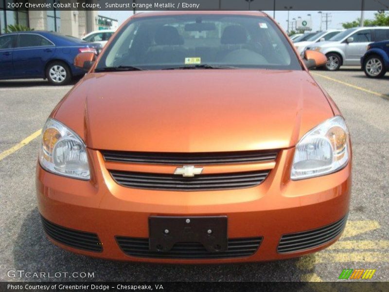 Sunburst Orange Metallic / Ebony 2007 Chevrolet Cobalt LT Coupe