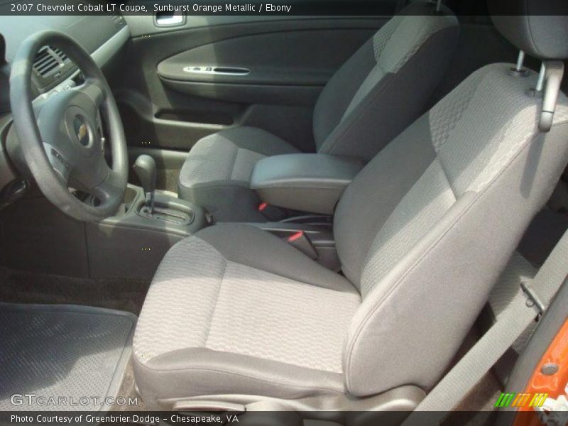 Sunburst Orange Metallic / Ebony 2007 Chevrolet Cobalt LT Coupe