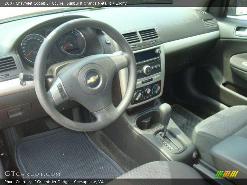 Sunburst Orange Metallic / Ebony 2007 Chevrolet Cobalt LT Coupe