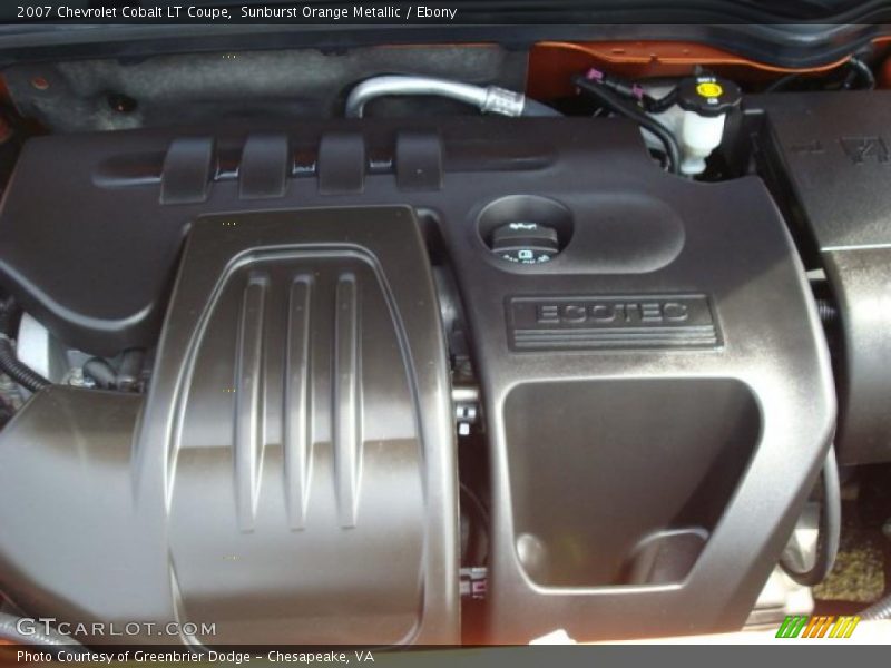 Sunburst Orange Metallic / Ebony 2007 Chevrolet Cobalt LT Coupe