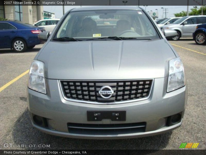 Magnetic Gray / Beige 2007 Nissan Sentra 2.0
