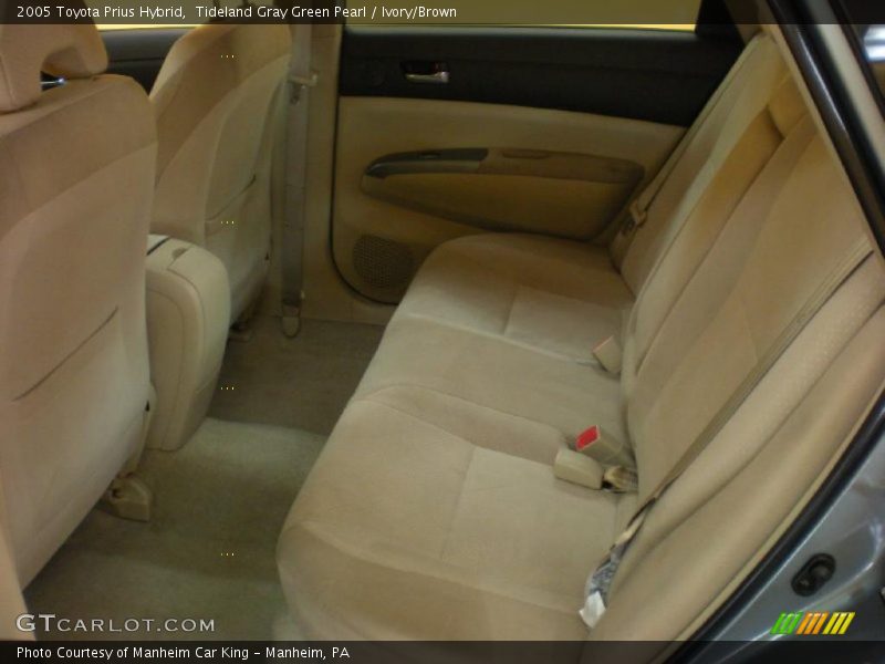 Tideland Gray Green Pearl / Ivory/Brown 2005 Toyota Prius Hybrid