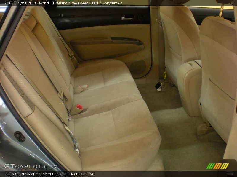 Tideland Gray Green Pearl / Ivory/Brown 2005 Toyota Prius Hybrid