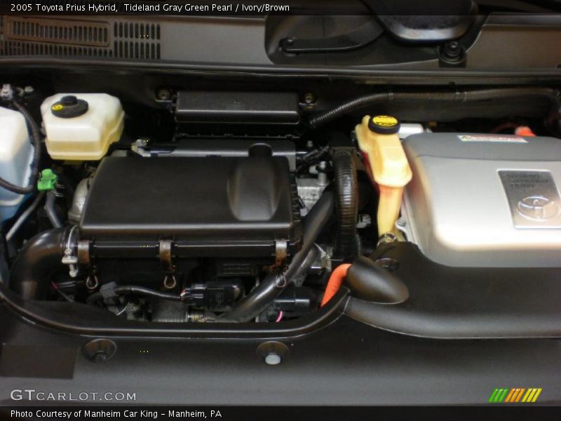 Tideland Gray Green Pearl / Ivory/Brown 2005 Toyota Prius Hybrid
