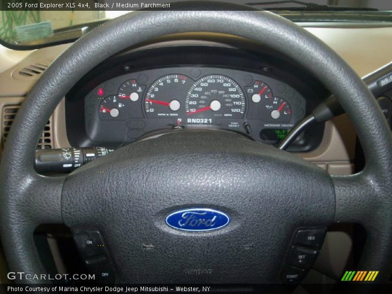 Black / Medium Parchment 2005 Ford Explorer XLS 4x4
