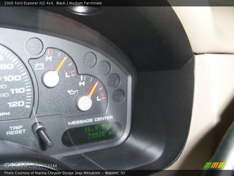 Black / Medium Parchment 2005 Ford Explorer XLS 4x4