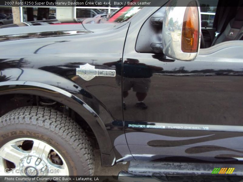Black / Black Leather 2007 Ford F250 Super Duty Harley Davidson Crew Cab 4x4