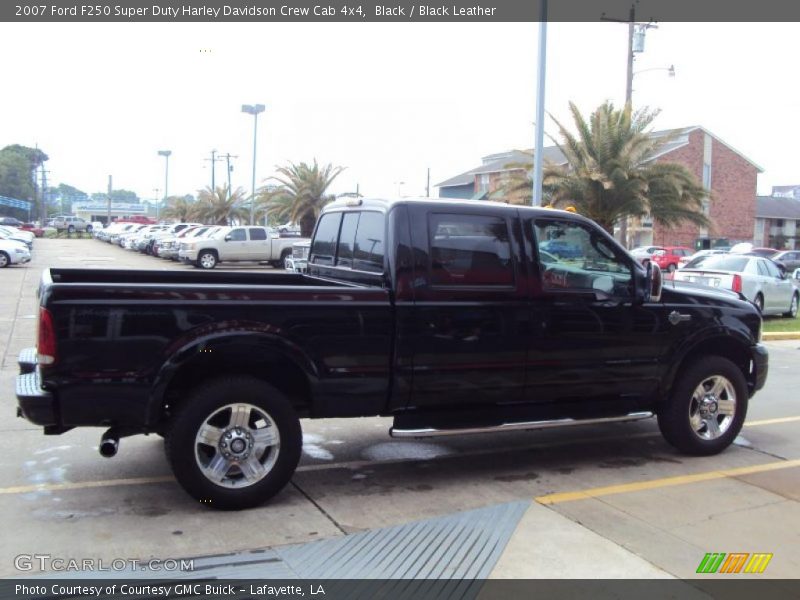 Black / Black Leather 2007 Ford F250 Super Duty Harley Davidson Crew Cab 4x4