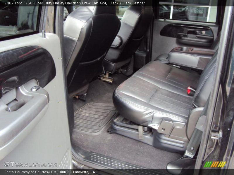 Black / Black Leather 2007 Ford F250 Super Duty Harley Davidson Crew Cab 4x4