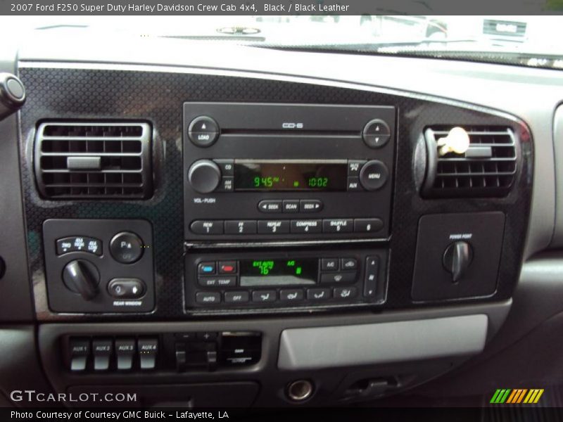 Black / Black Leather 2007 Ford F250 Super Duty Harley Davidson Crew Cab 4x4