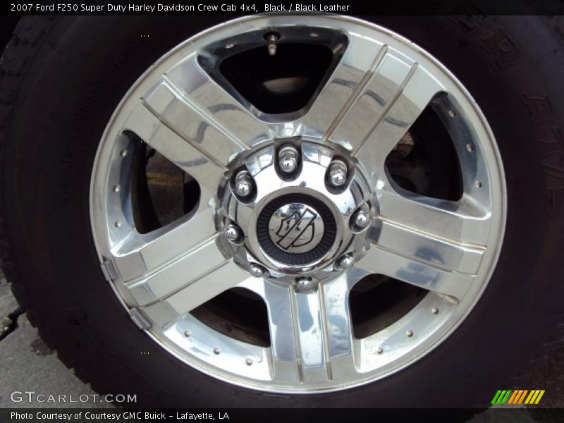 Black / Black Leather 2007 Ford F250 Super Duty Harley Davidson Crew Cab 4x4