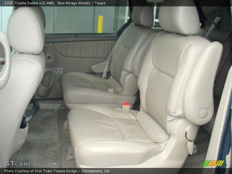 Blue Mirage Metallic / Taupe 2005 Toyota Sienna XLE AWD